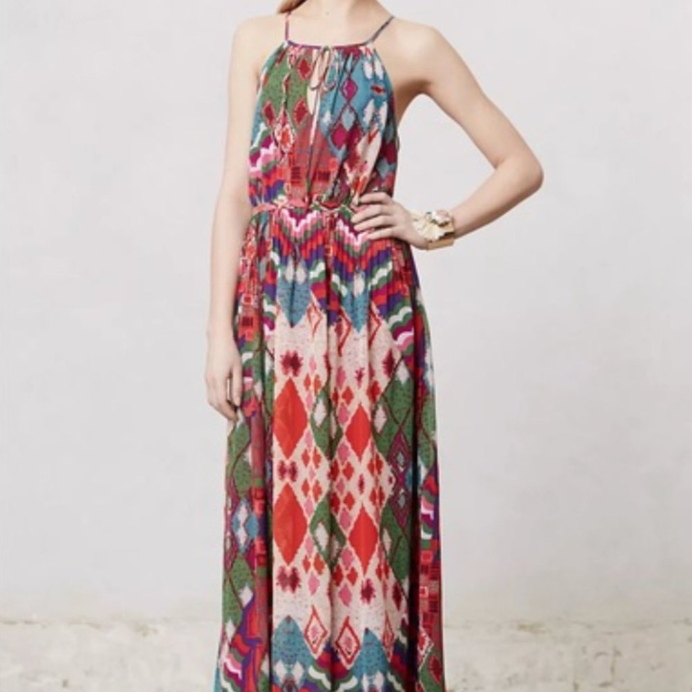 Maeve Anthropologie Tarana Maxi Dress